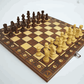 Jeu d'échecs gravé sur plateau 3-en-1