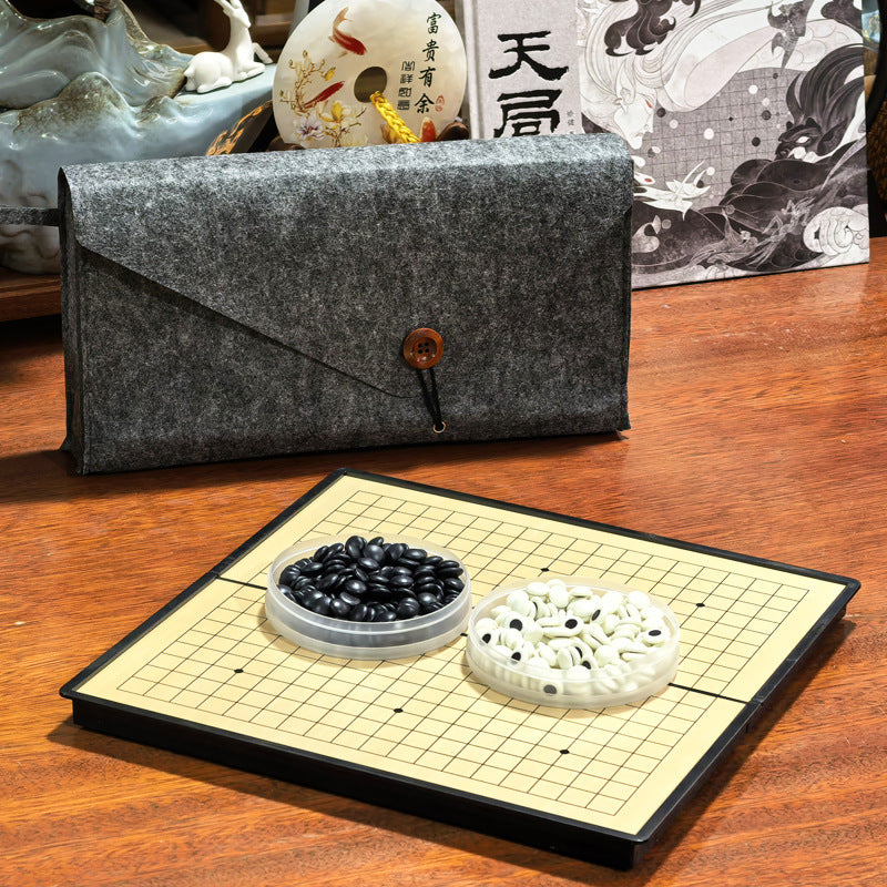 Jeu de Go pliable et magnétique pour voyages faciles