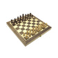 Pièces d'échecs sur plateau magnétique en bois