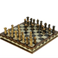 Plateau d'échecs en résine avec texture marbrée réaliste