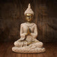 Statuette Bouddha en résine avec détails sculptés