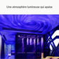 Projecteur d'étoiles LED illuminant une chambre sombre