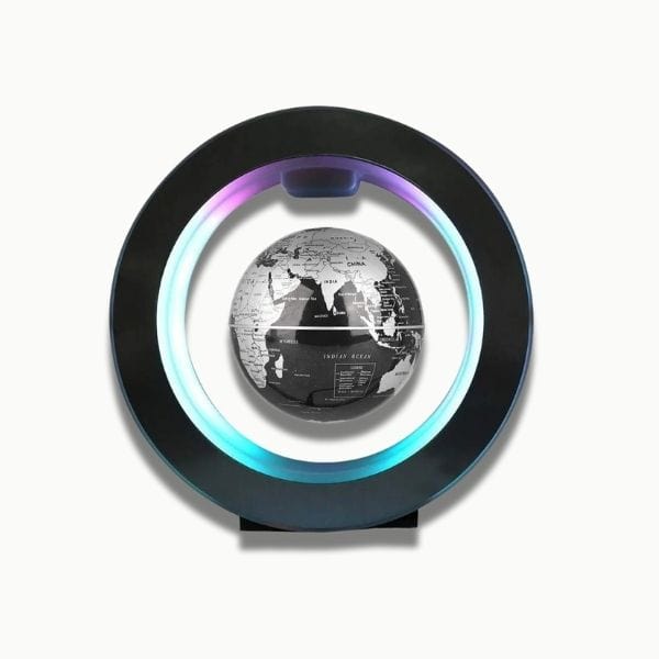 Globe lévitant avec éclairage LED multicolore apaisant