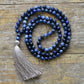 Mala en sodalite monté à la main, perles de 8 mm