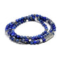 Mala tibétain en Lapis Lazuli avec perles rondes bleues
