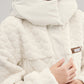Manteau ouvert, montrant la doublure Pilou Pilou
