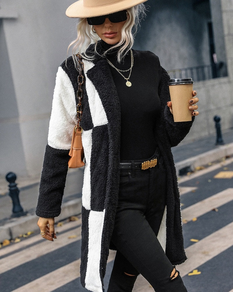 Manteau ample pour femme, idéal mi-saison