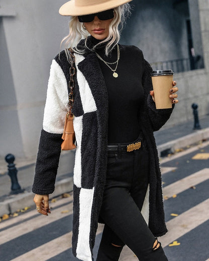 Manteau ample pour femme, idéal mi-saison