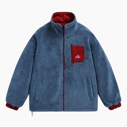 Détail du tissu Pilou Pilou rouge à l'intérieur