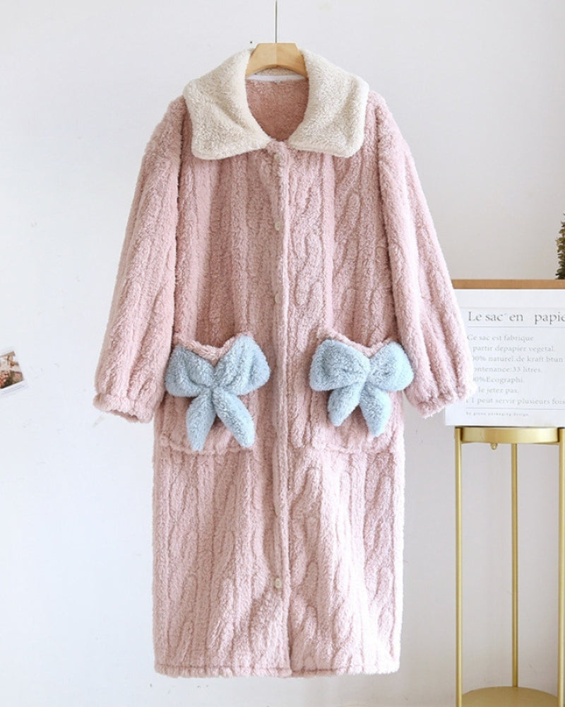 Manteau peignoir de bain pour femme, doux et confortable