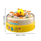 Jeu de canards sauteurs avec enfants jouant joyeusement autour