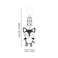 Hochet en coton avec motifs d'animaux et clip pratique