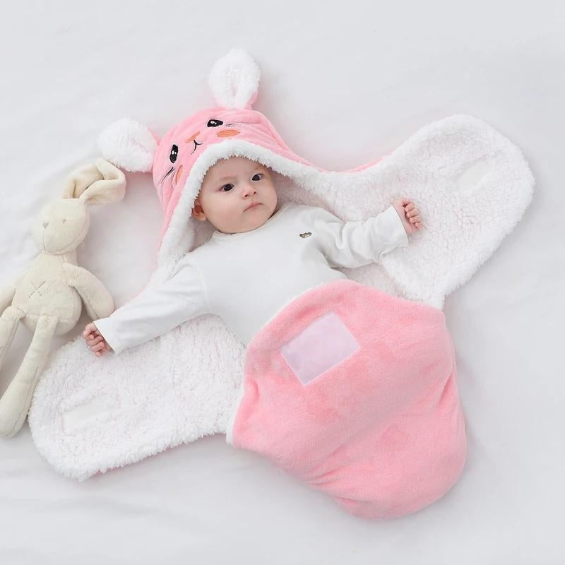 Nid d'ange en Pilou Pilou, détail fermeture velcro