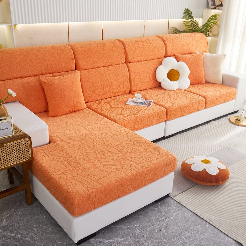 Gros plan sur la texture polaire et motif palmier
