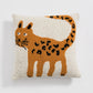 Gros plan sur motif tigre orange et noir