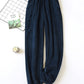 Vue de profil d'un pantalon pyjama en pilou bleu clair