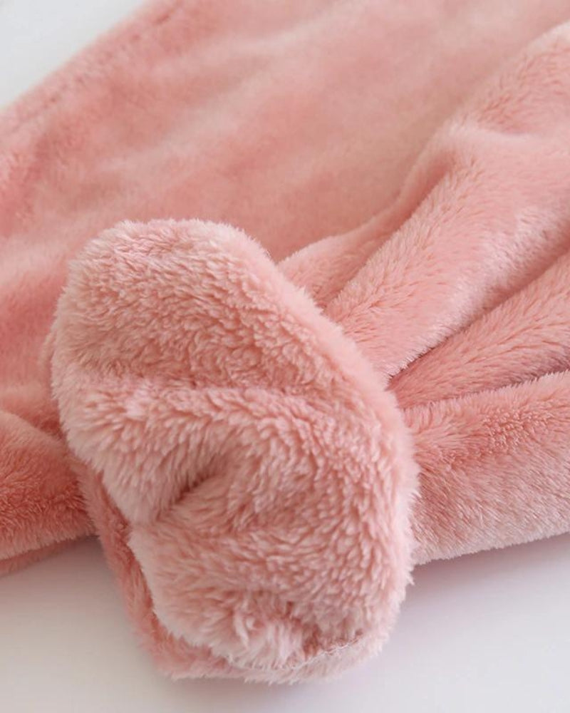 Vue latérale du pantalon pyjama avec taille élastique