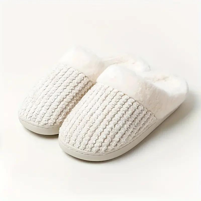 Vue de dessus des pantoufles blanches en Pilou Pilou pour homme