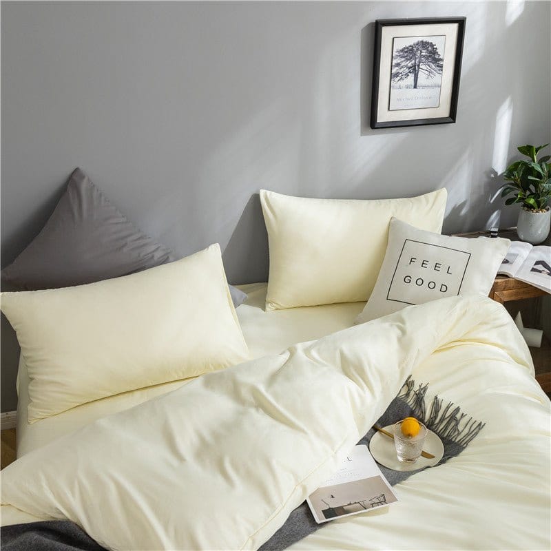 Taies d'oreiller assorties en tissu doux et élégant