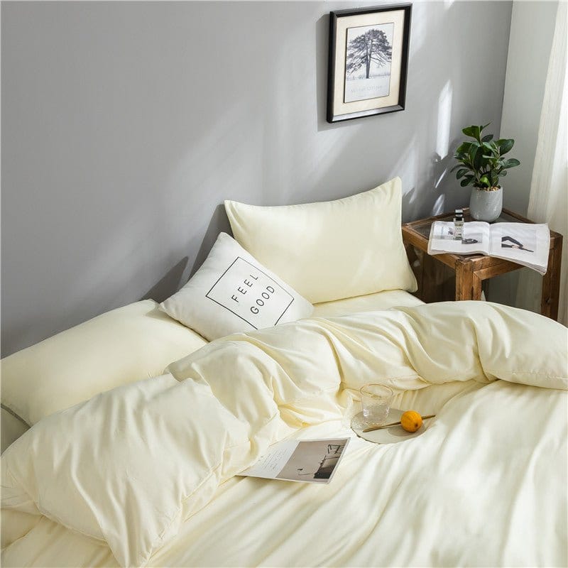 Housse de couette avec fermeture discrète et pratique