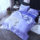 Gros plan sur le tissu polyester doux et brillant