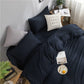 Focus sur les taies d'oreiller assorties en tissu doux