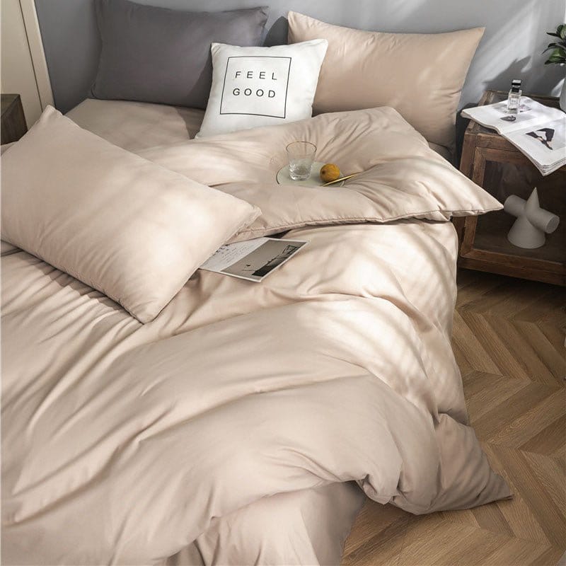Détail de la fermeture à glissière sur la housse de couette