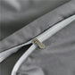 Zoom sur la qualité du tissu doux de la parure de lit