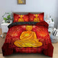 Parure de lit Bouddha en microfibre avec impression 3D