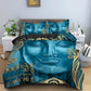 Parure de lit Bouddha en microfibre avec impression 3D