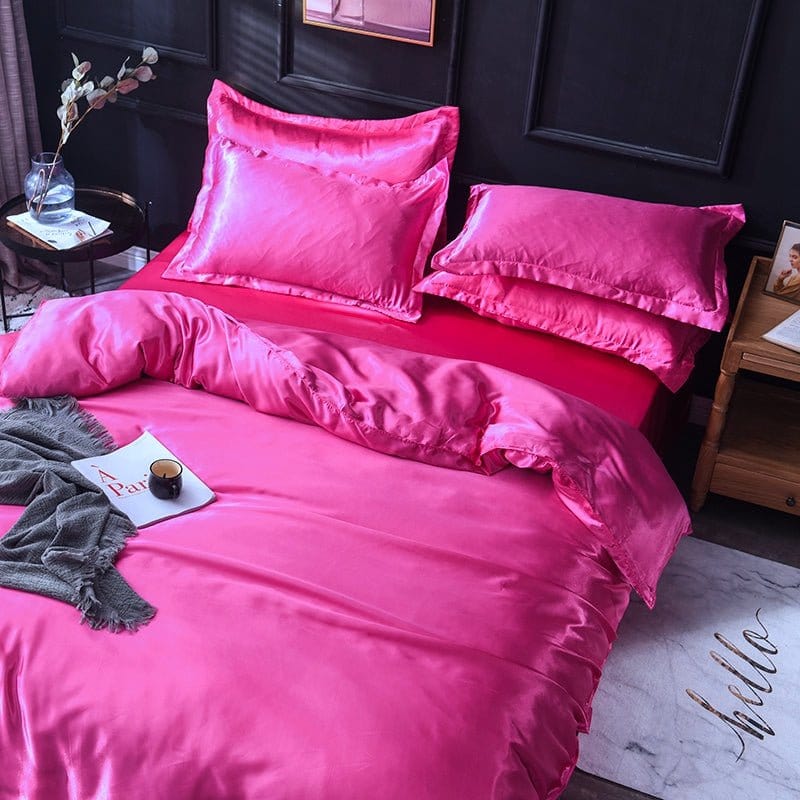 Texture satinée du polyester offrant un confort optimal