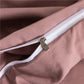 Taies d'oreiller en coton assorties à la housse de couette rose pêche