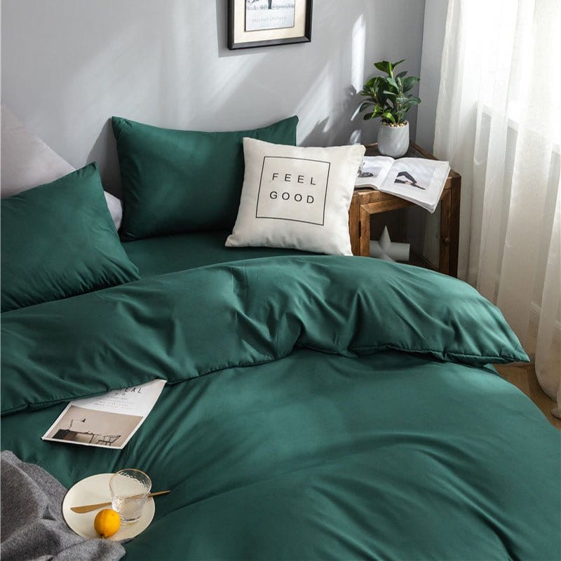 Vue rapprochée du tissu doux et résistant de la parure de lit