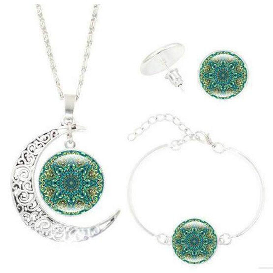 Vue d'ensemble des bijoux sur fond neutre