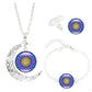 Collier avec chaîne fine et pendentif fleur de vie