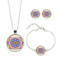 Bracelet mandala avec fermoir, motifs circulaires distincts