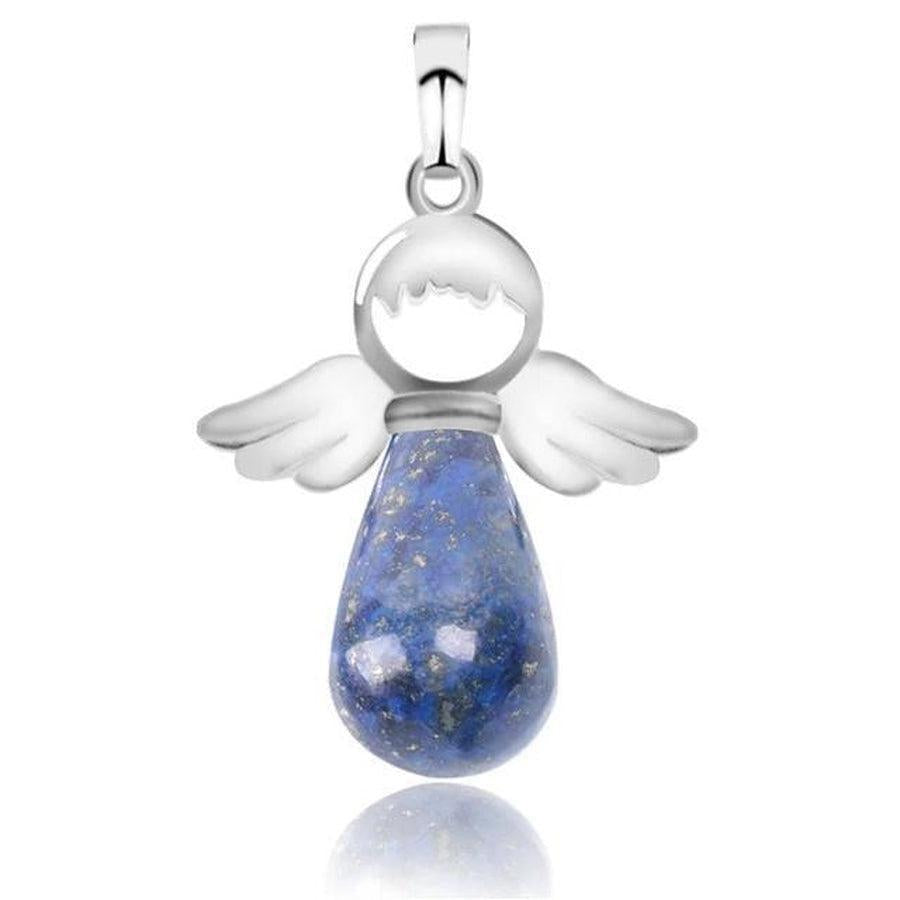 Pendentif ange, détails des contours sculptés