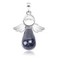 Pendentif ange, jeu de lumière sur la pierre