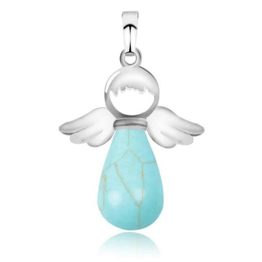 Pendentif ange, finition lisse et brillante
