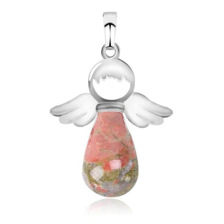 Pendentif ange, nuances de couleurs naturelles