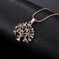 Pendentif Arbre de Vie en or, branches détaillées
