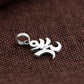 Pendentif Aum suspendu, chaîne non visible