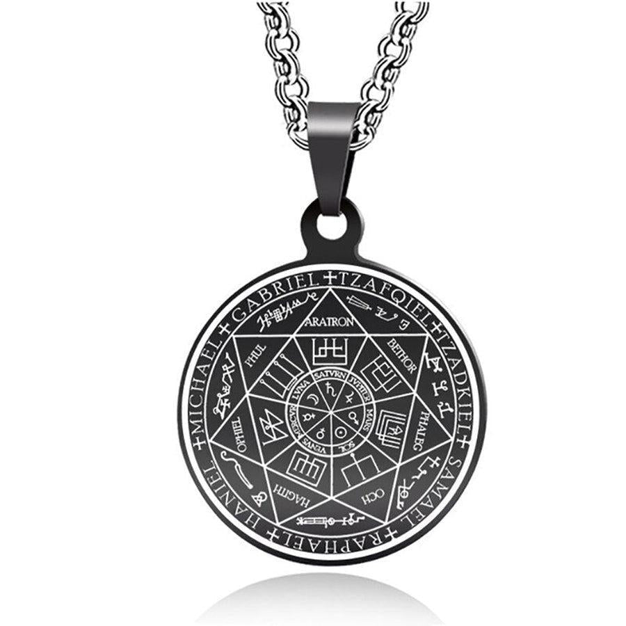 Pendentif des archanges en or, vue de face