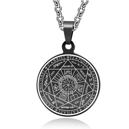 Pendentif des archanges en or, vue de face