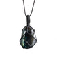 Pendentif en labradorite aux reflets changeants sous la lumière