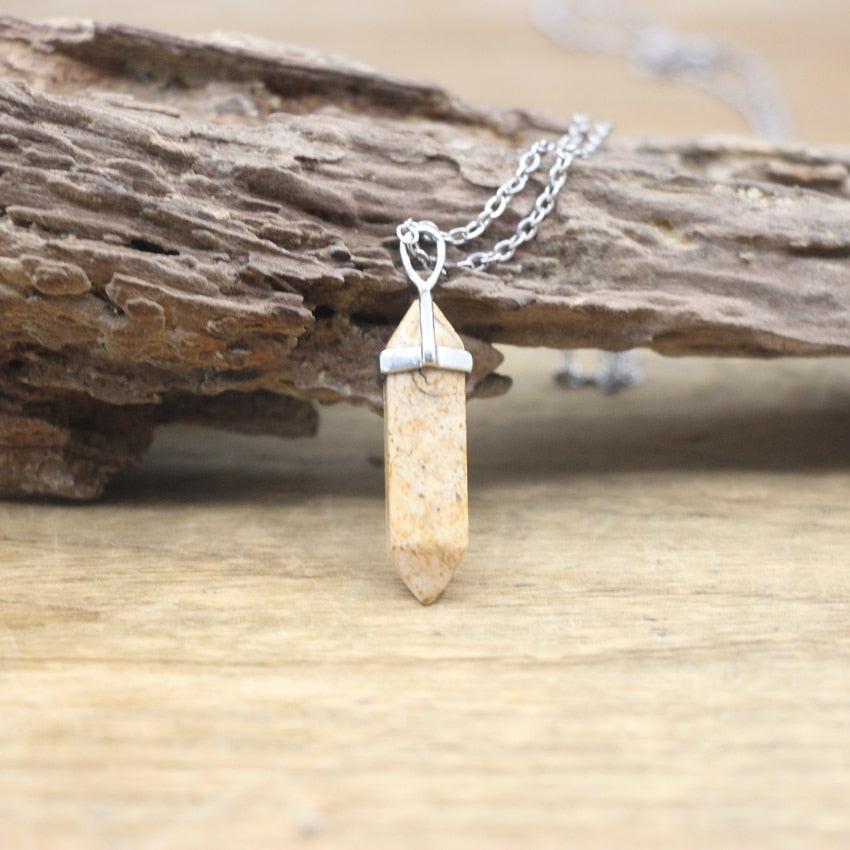 Pendentif Pierre Naturelle pendentif pierre vue de face vue 18
