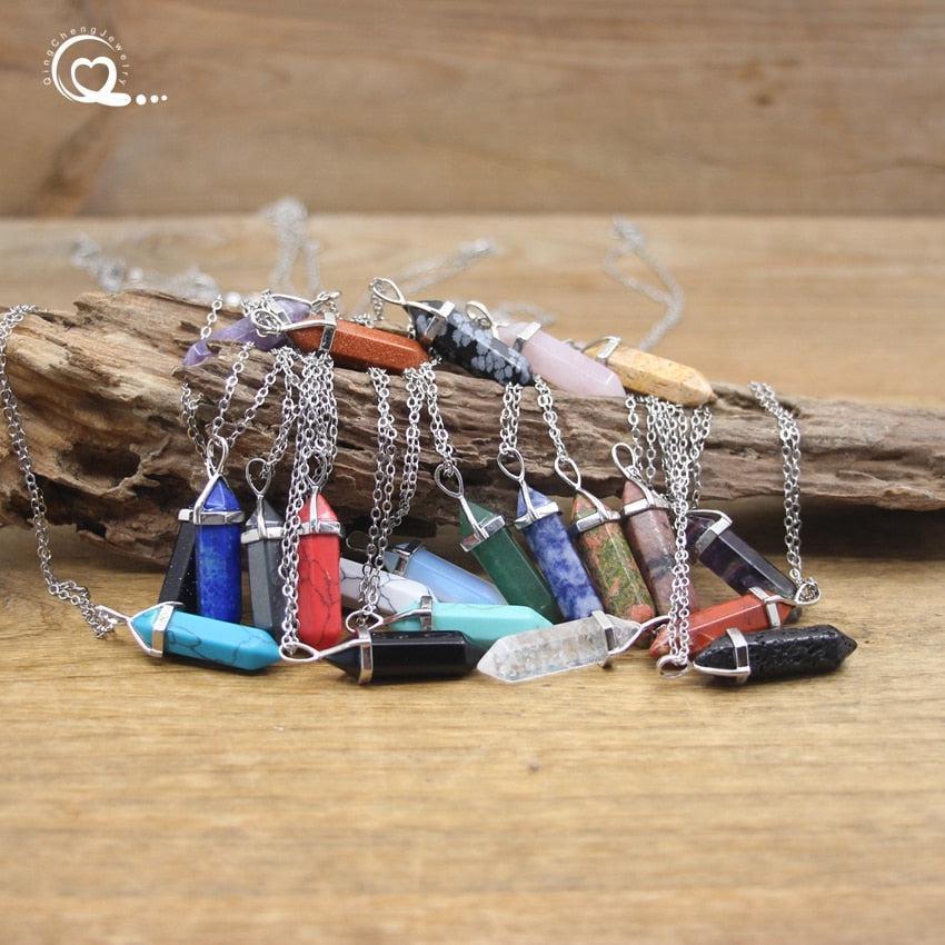 Pendentif Pierre Naturelle pendentif pierre vue rapprochée