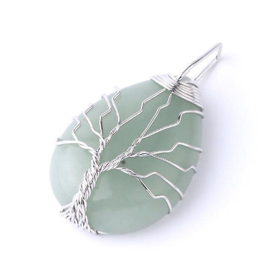 Pendentif montrant harmonie des pierres naturelles