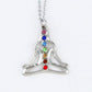 Design élégant du pendentif avec pierres énergétiques