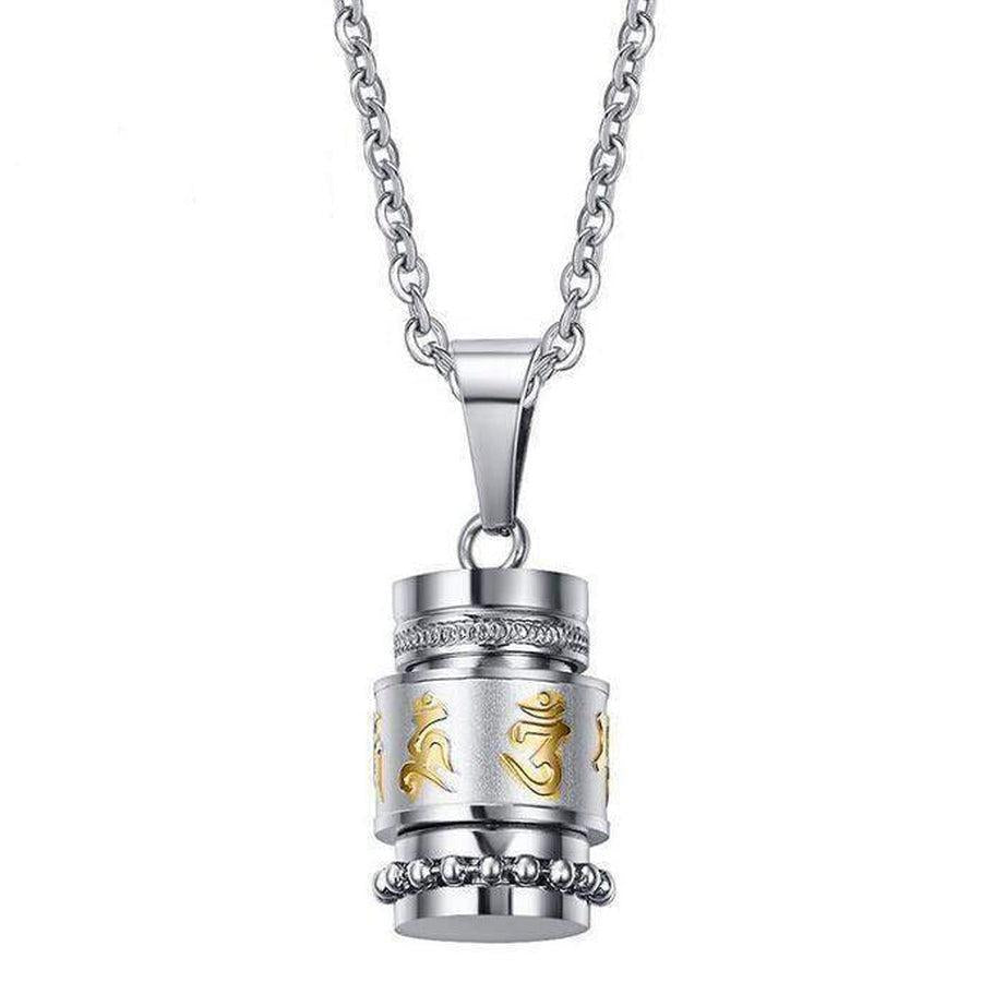 Pendentif ouvert montrant l'intérieur pour message personnel